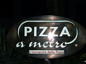 Pizza a metro Sponsor ufficiale 2008/09